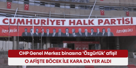 CHP’den Tutuklu Başkanlara Destek Afişi!