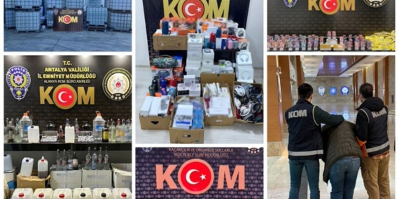 Antalya’da Kaçakçılıkla Mücadelede Büyük Başarı!