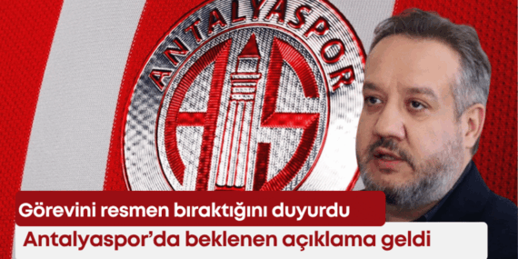 Antalyaspor Başkanı Sinan Boztepe Görevini Bıraktı