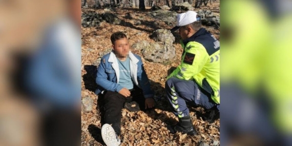 Dağlık Alanda Kaybolan Genç Bulundu!