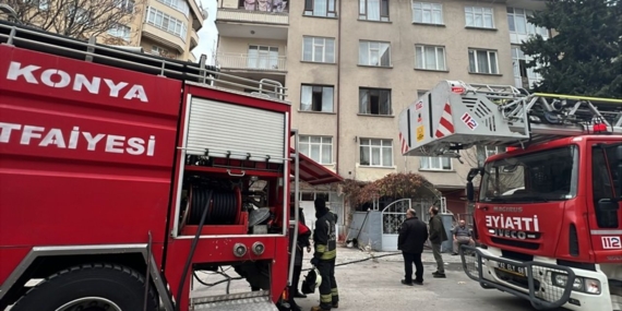 Konya’da Kombi Patladı, Yangın Çıktı!