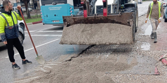 Büyükşehir’den yağışın ardından müdahale