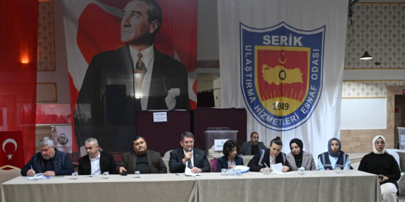 Serik Ulaştırma Hizmetleri Esnaf Odası'nda seçim